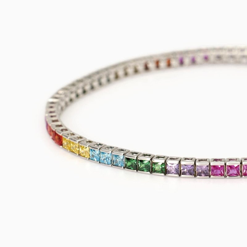 Mabina - Bracciale Tennis Con Zirconi - Multicolor - Tennis Club
