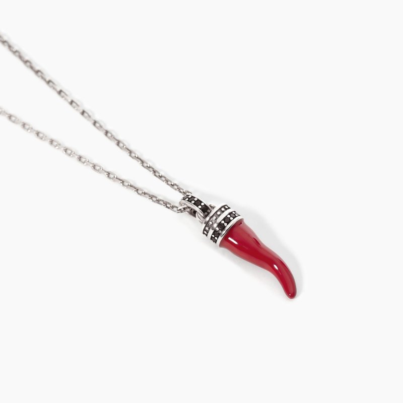 Mabina - Collana Il Quattrino - Argento Rodiato - Zirconi