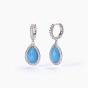 Mabina - Orecchini Diva - Argento - Turchese
