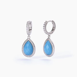 Mabina - Orecchini Diva - Argento - Turchese