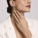 Mabina - Orecchini A Cerchio - Argento - Ametista Sintetica