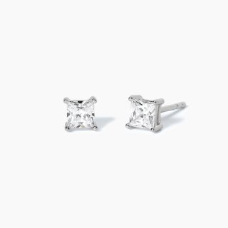 Mabina - Orecchini A Lobo Con Zircone - Argento 925 - Zirconi