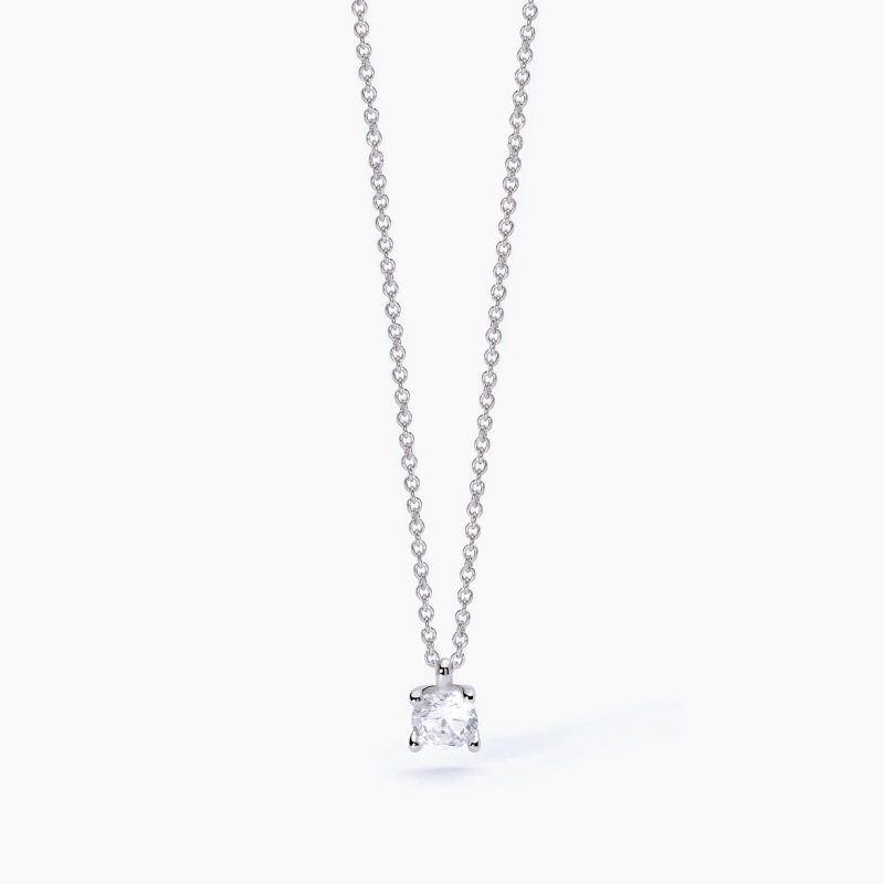 Mabina - Girocollo In Argento Con Punto Luce Shiny - Argento 925 - Zirconi