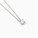 Mabina - Girocollo In Argento Con Punto Luce Shiny - Argento 925 - Zirconi