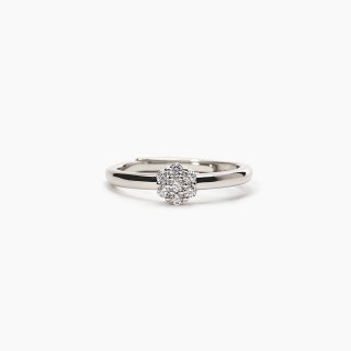 Mabina - Anello Regolabile Con Zirconi - Argento 925 - Zirconi