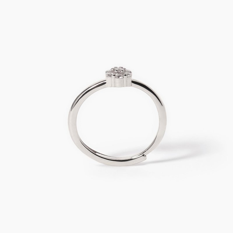 Mabina - Anello Regolabile Con Zirconi - Argento 925 - Zirconi
