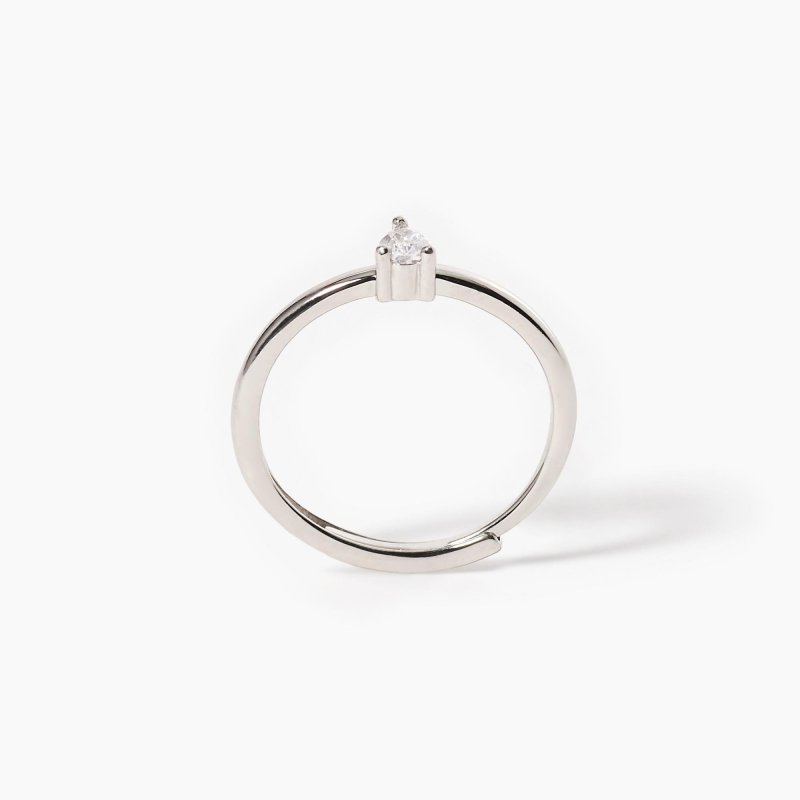 Mabina - Anello Goccia Del Desiderio - Argento 925 - Zircone
