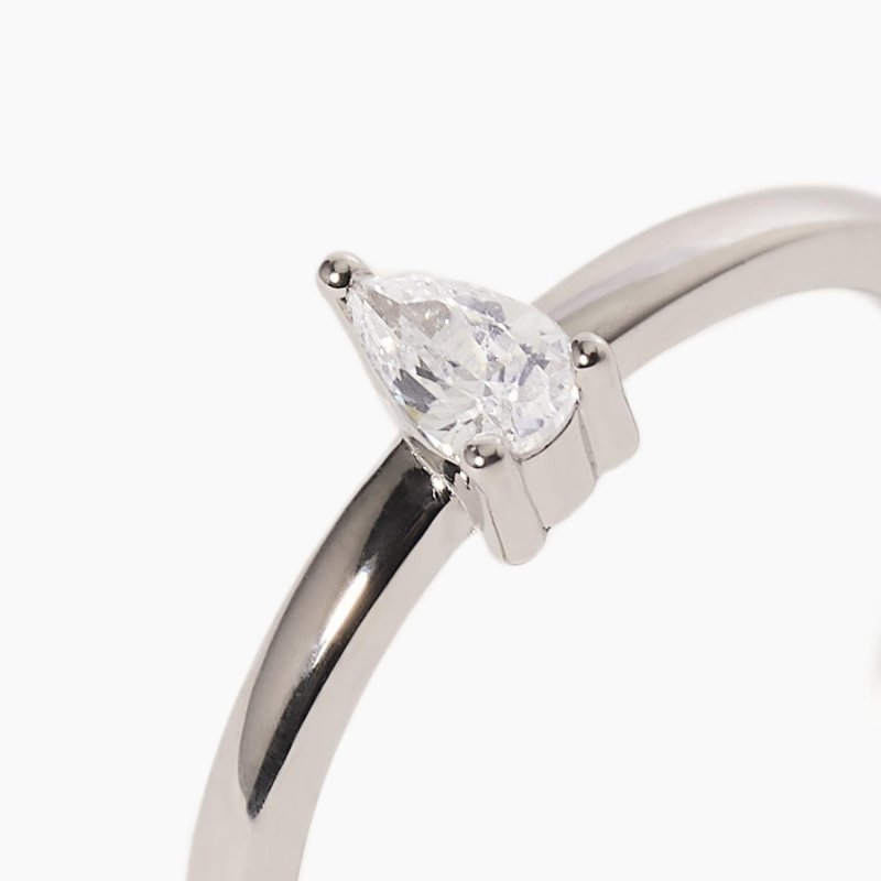 Mabina - Anello Goccia Del Desiderio - Argento 925 - Zircone