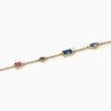 Mabina - Bracciale Multicolor - Catena Forzatina - Rainbow