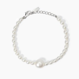 Mabina - Bracciale Con Perle Charme - Argento - Perle