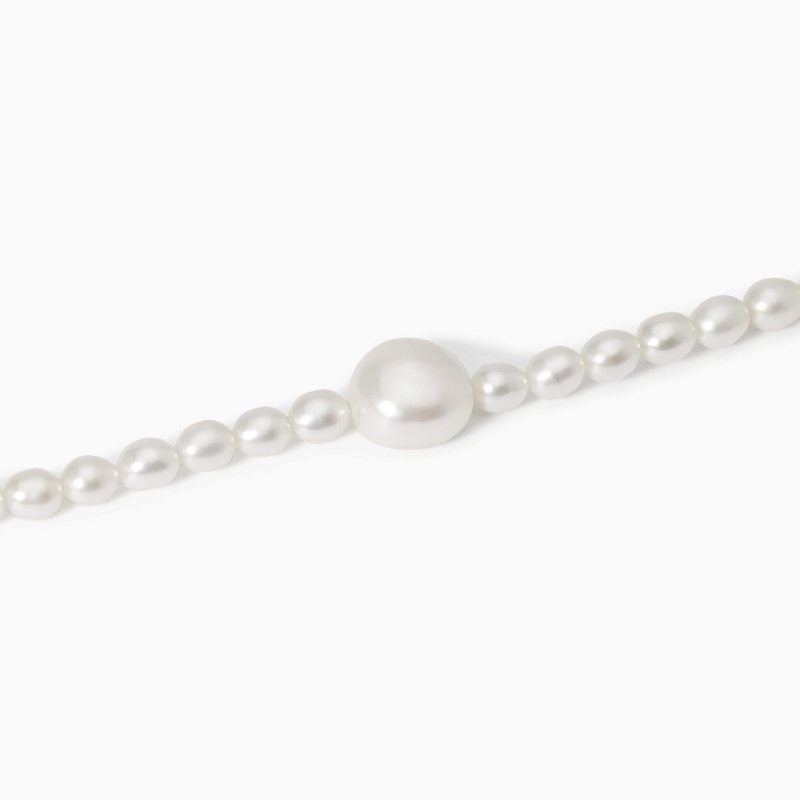 Mabina - Bracciale Con Perle Charme - Argento - Perle