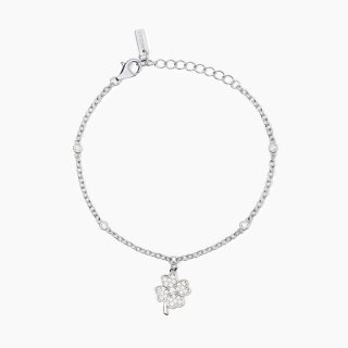 Mabina - Bracciale In Argento - Quadrifoglio - Zirconi