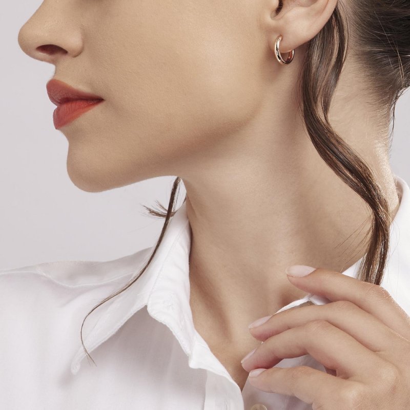 Mabina - Orecchini Petite Jolie - Argento - Oro Rosa