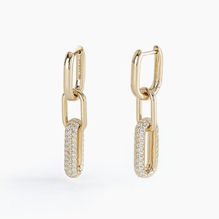 Mabina - Orecchini Rue Madame - Argento - Placcato Oro 18K