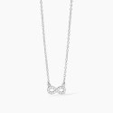 Mabina - Girocollo Infinito - Argento - Zirconi
