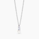 Mabina - Girocollo Con Perla Coltivata Mon Chéri - Argento 925 - Zircone