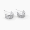 Mabina - Orecchini Midnight - Argento 925 - Zirconi