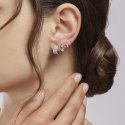 Mabina - Monorecchino A Forma Di Croce - Argento - Zirconi