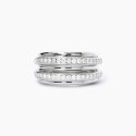 Mabina - Anello A Doppia Fascia Kim - Argento 925 - Zirconi