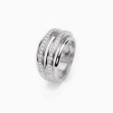 Mabina - Anello A Doppia Fascia Kim - Argento 925 - Zirconi