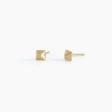 Mabina - Orecchini Borchia - Argento 925 - Oro 18K