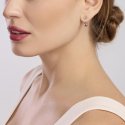 Mabina - Orecchini Con Tormalina Sintetica - Argento - Oro Rosa