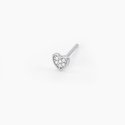 Mabina - Monorecchino A Cuore - Zirconi - Argento 925