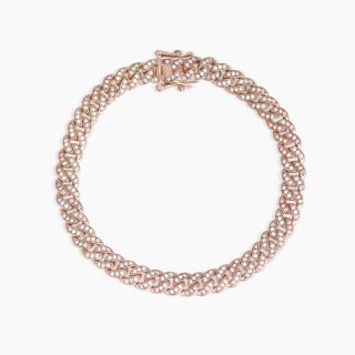 Mabina - Bracciale Groumette - Argento 925 - Oro Rosa 18K