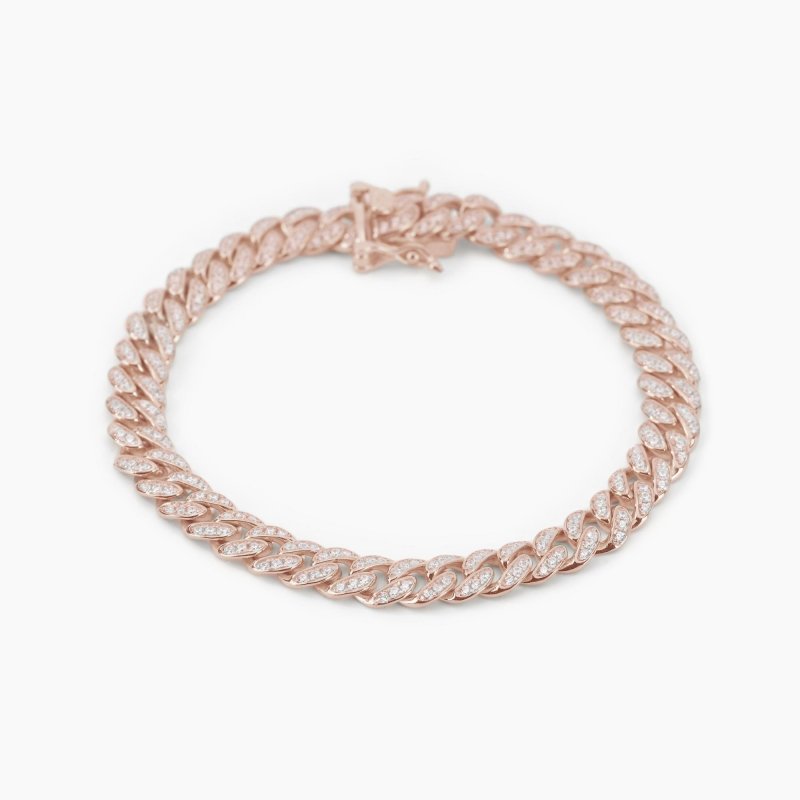 Mabina - Bracciale Groumette - Argento 925 - Oro Rosa 18K