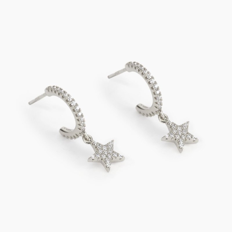 Mabina - Orecchini Super Star - Argento 925 - Zirconi