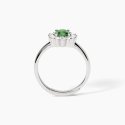 Mabina - Anello In Argento Con Smeraldo Sintetico - Cool Or Rétro?