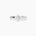 Mabina - Anello In Argento Con Zircone - Solitario - Regolabile