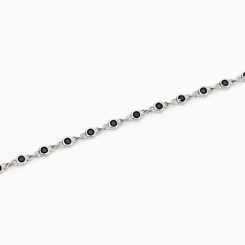 Mabina - Bracciale Uomo Skyline - Argento - Zirconi Neri