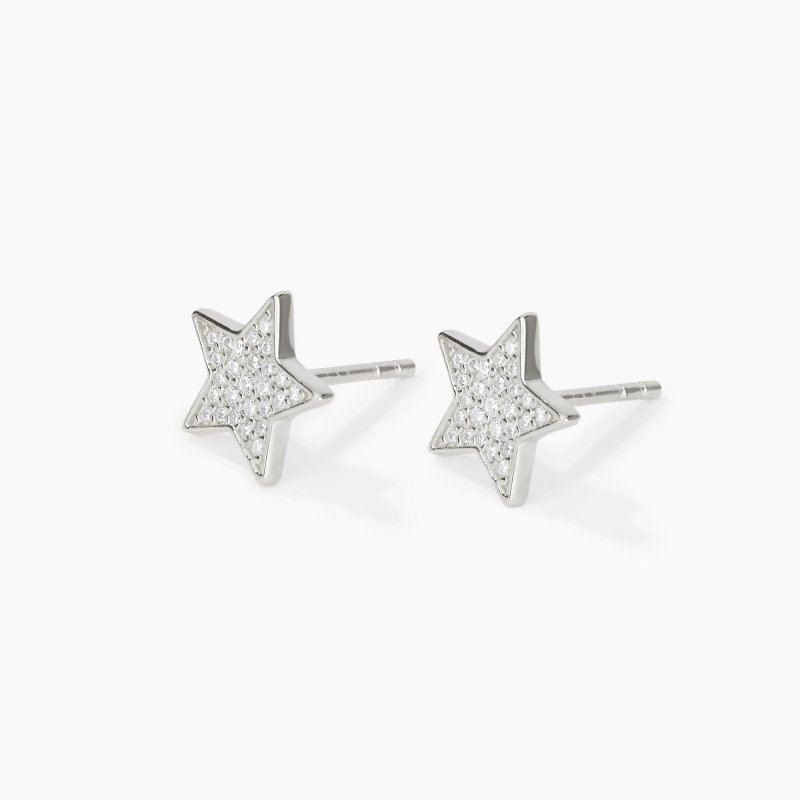Mabina - Orecchini Polvere Di Stelle - Argento 925 - Zirconi
