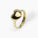 Mabina - Anello Chevalier Con Cuore - Argento Dorato