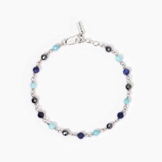 Mabina - Bracciale Uomo Con Turchese - Argento 925 - Ematite