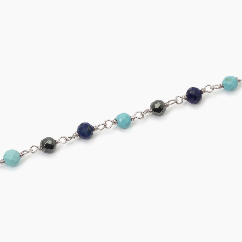 Mabina - Bracciale Uomo Con Turchese - Argento 925 - Ematite