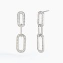 Mabina - Orecchini Cinderella Rock - Argento 925 - Zirconi