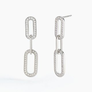 Mabina - Orecchini Cinderella Rock - Argento 925 - Zirconi
