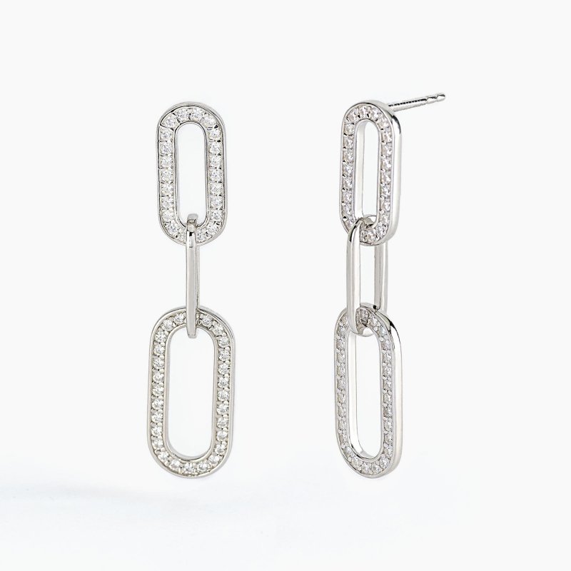 Mabina - Orecchini Cinderella Rock - Argento 925 - Zirconi