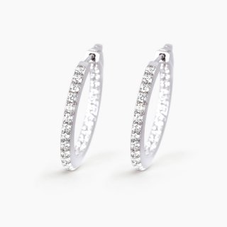 Mabina - Orecchini Upper - Argento 925 - Zirconi