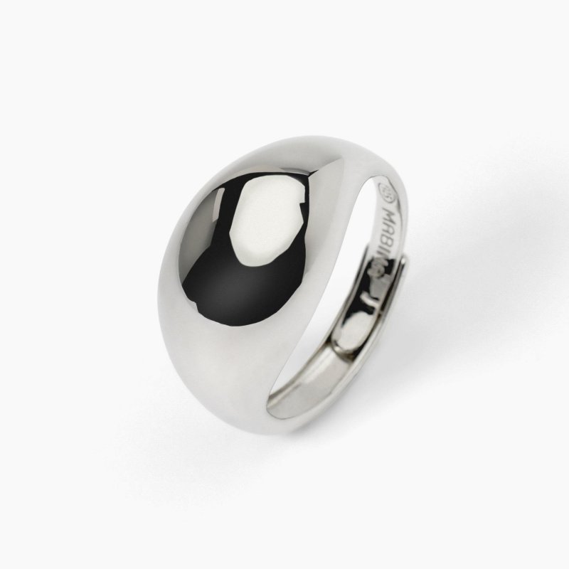 Mabina - Anello Chevalier Bombato Nicole - Argento 925