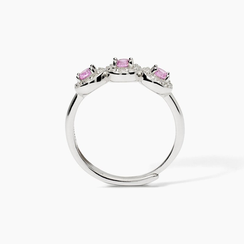 Mabina - Anello In Argento - Tormaline Sintetiche - Zirconi