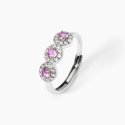 Mabina - Anello In Argento - Tormaline Sintetiche - Zirconi