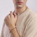 Mabina - Bracciale Uomo Con Malachite - Argento - Regolabile