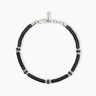 Mabina - Bracciale Uomo Pit Stop - Argento - Ceramica