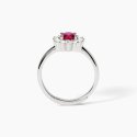 Mabina - Anello In Argento Con Rubino Sintetico - Cool Or Rétro?