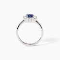 Mabina - Anello In Argento Con Zaffiro Sintetico - Cool Or Rétro?