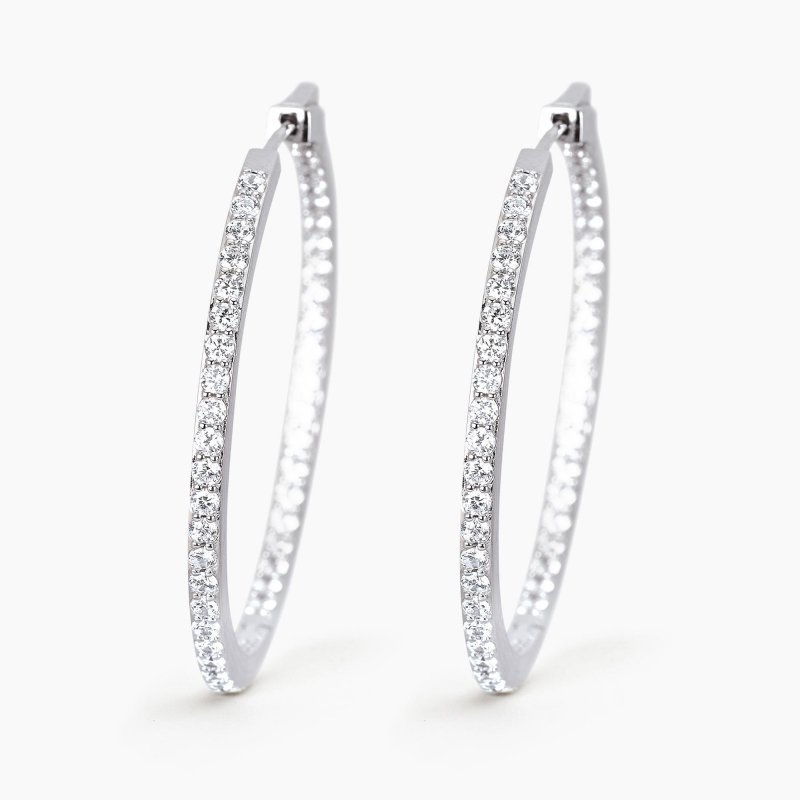 Mabina - Orecchini Upper - Argento 925 - Zirconi