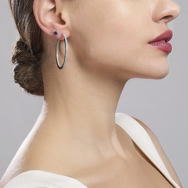 Mabina - Orecchini Upper - Argento 925 - Zirconi
